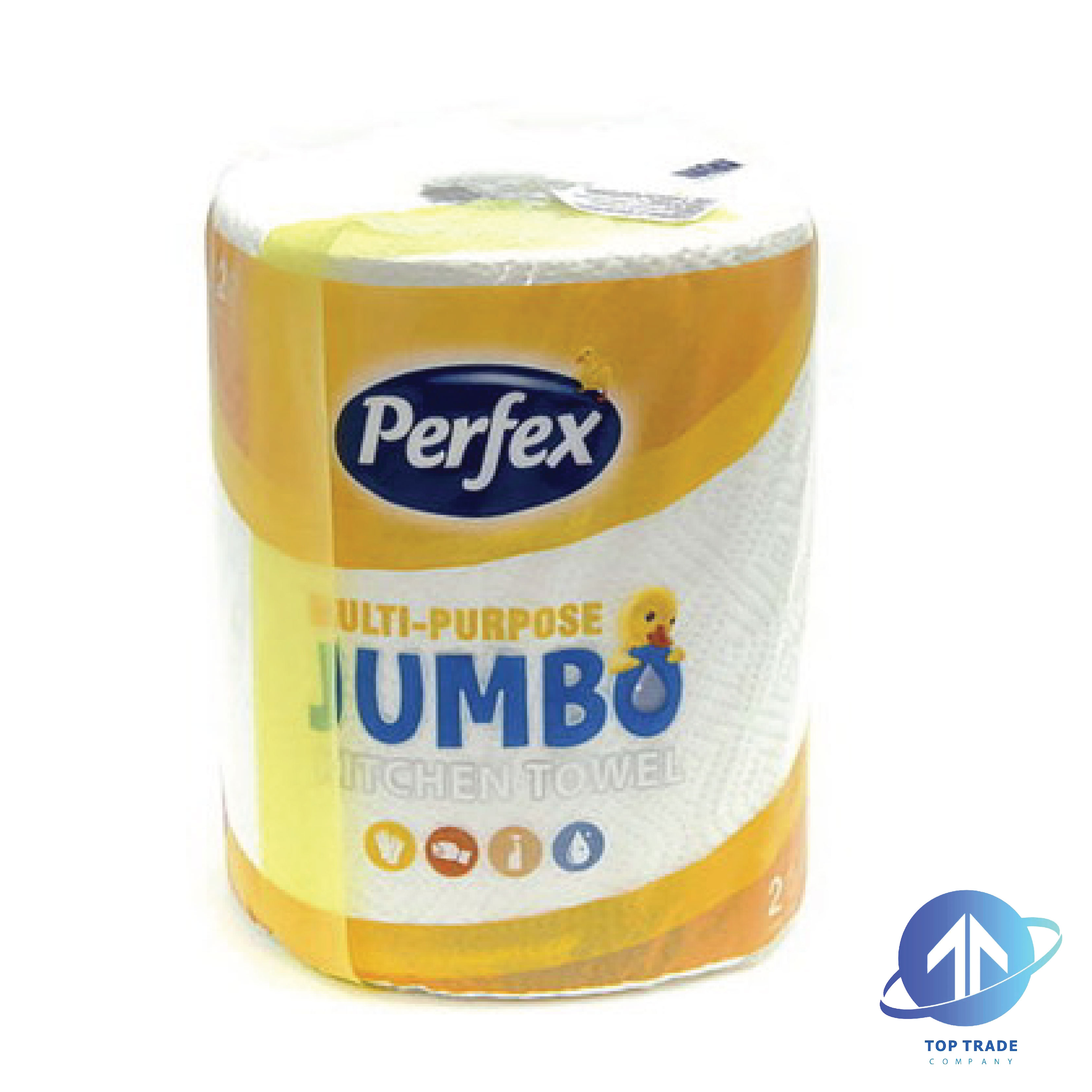 Perfex kitchen rolls 1 roll 2 layers Jumbo labelled