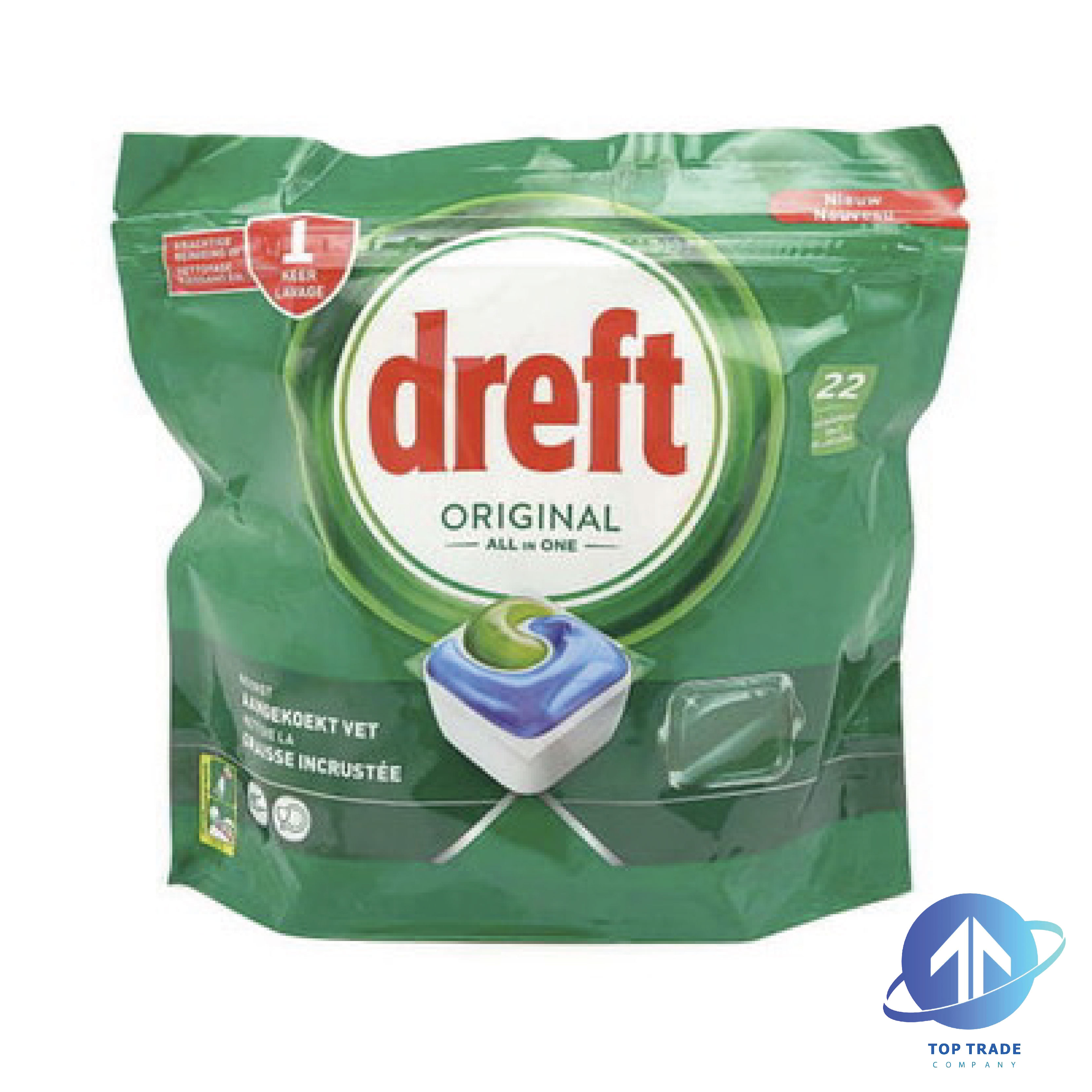 Dreft caps All in One 22 tabs Original