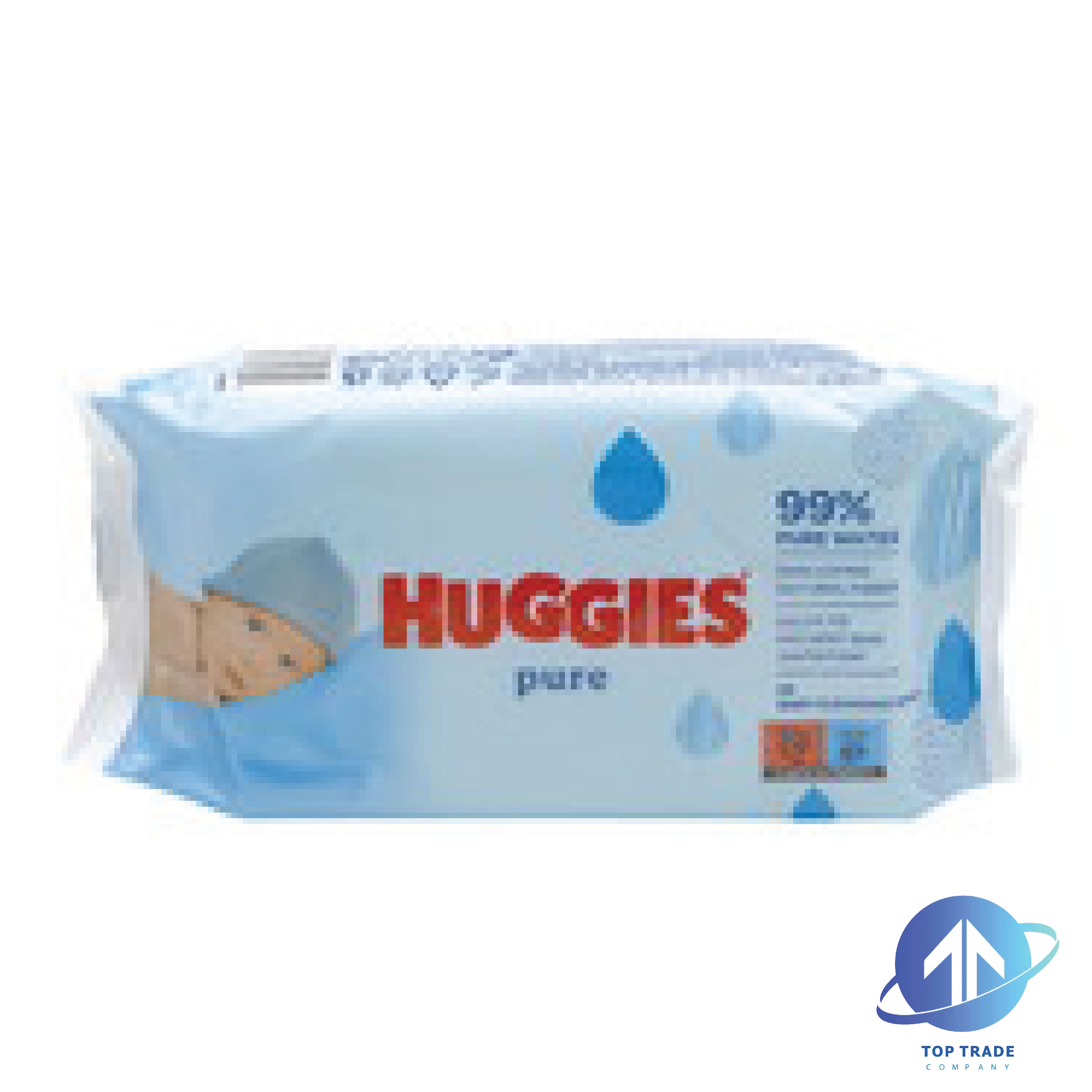 Huggies baby wipes pure 56pc 