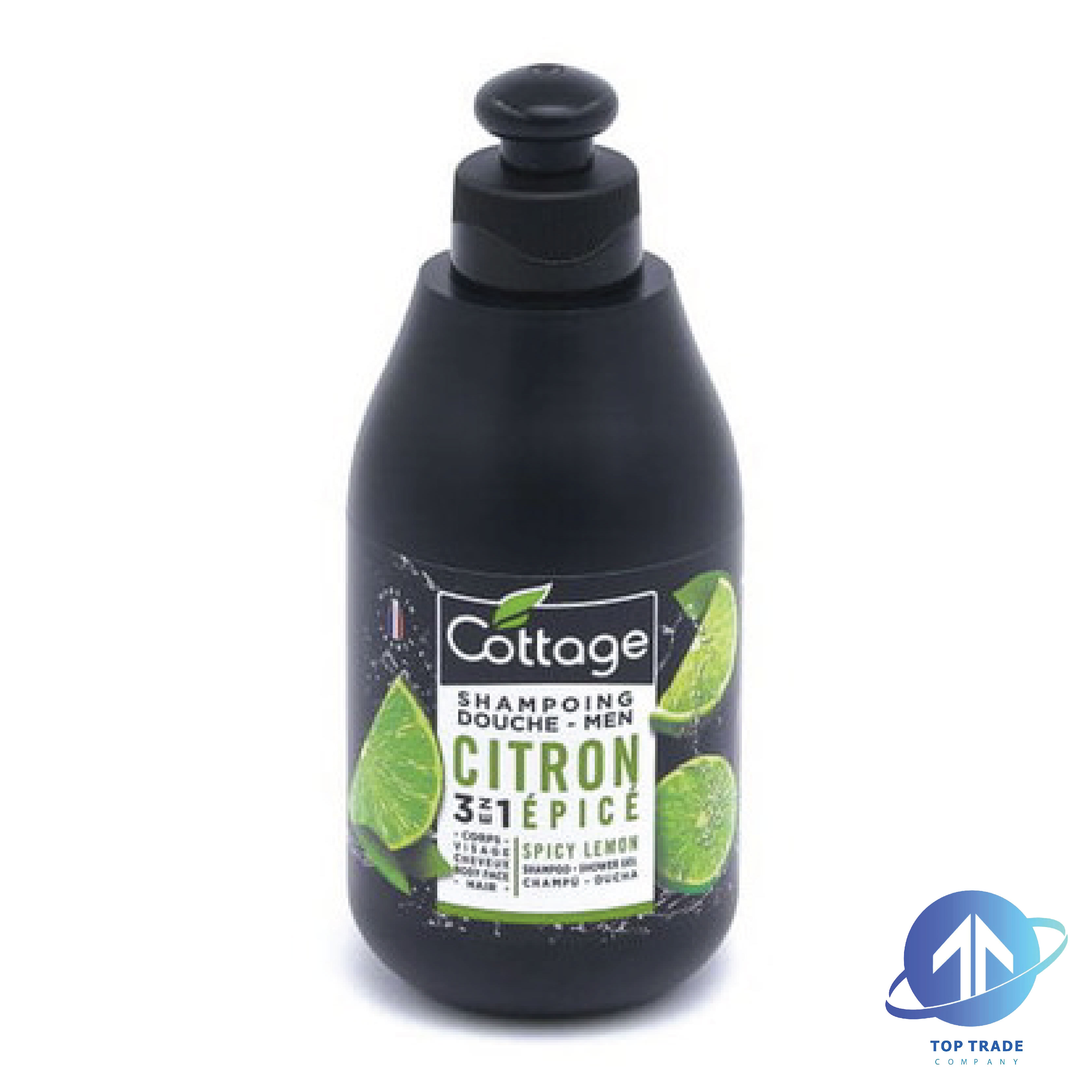 Cottage 3 in 1 shower gel and shampoo men Spicy lemon 250ml