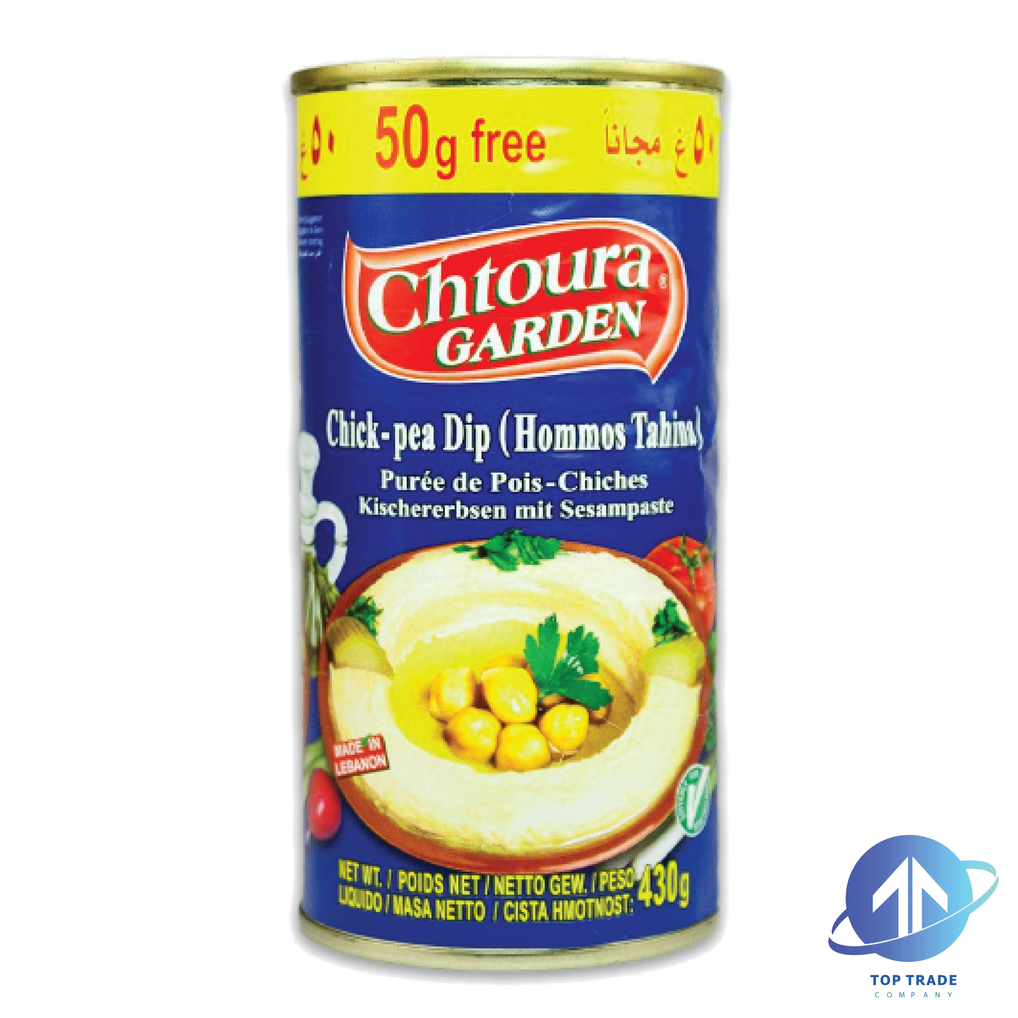 Chtoura Garden Hommos Tahina 430gr (50gr free)