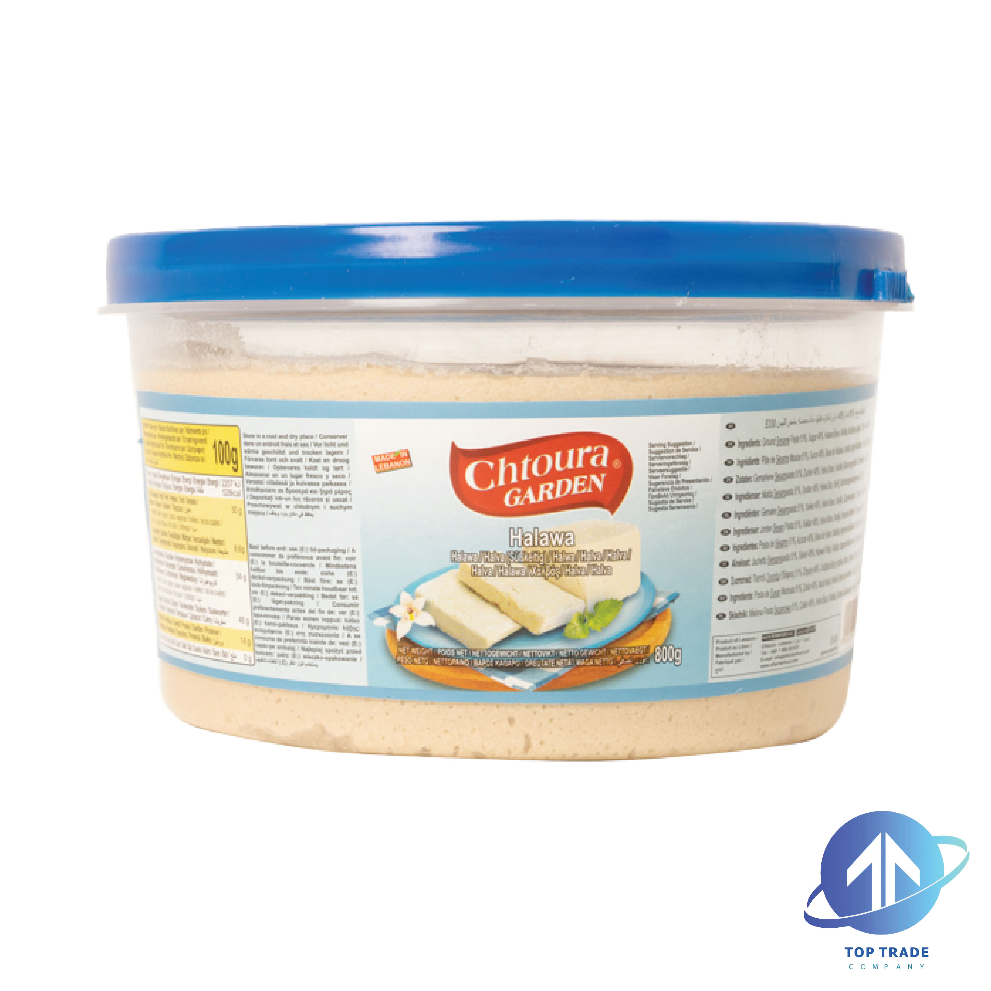 Chtoura garden Halawa with vanilla 800gr