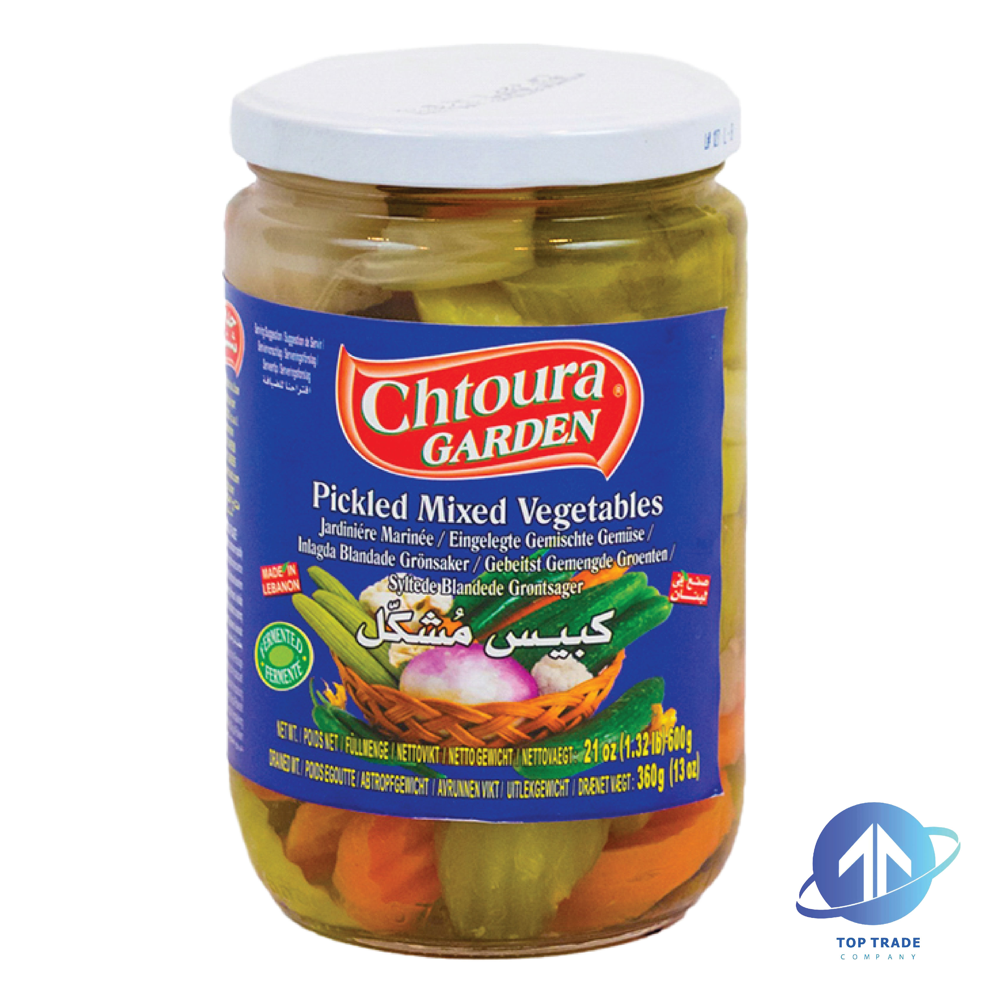 Chtoura garden Mixed vegetables pickles 600gr