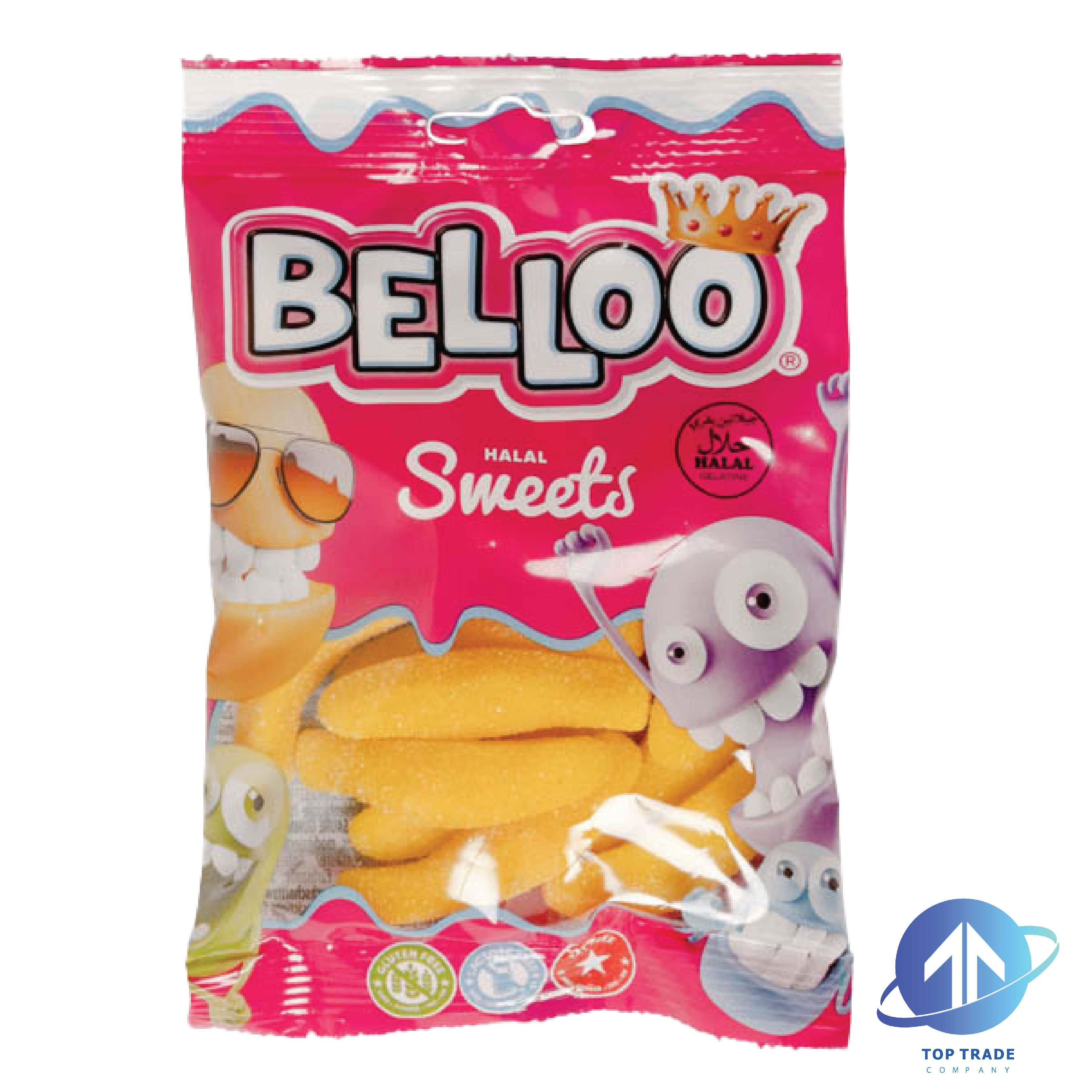 Bello banana Gum halal 100gr 