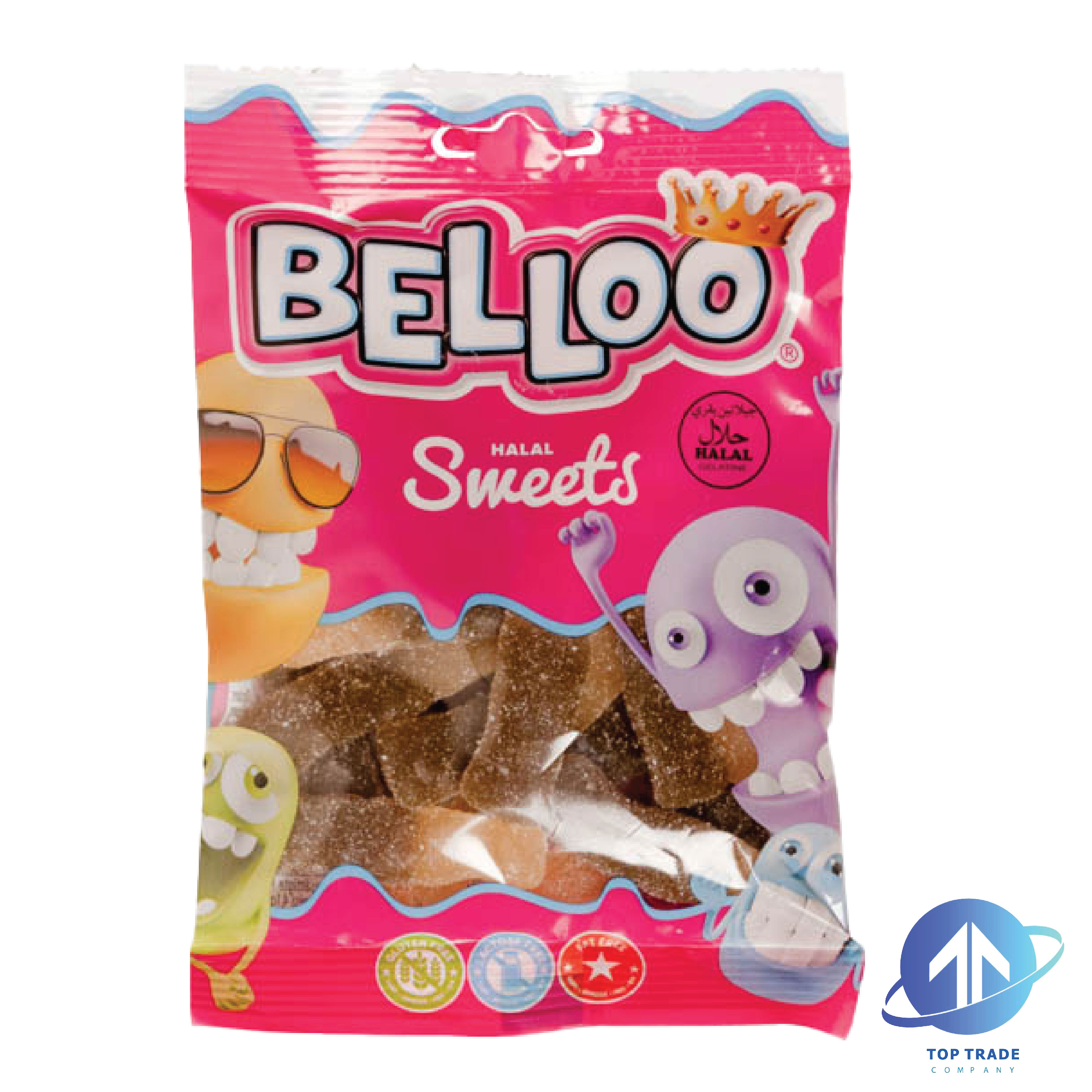 Bello Coca cola Gum halal 100gr 