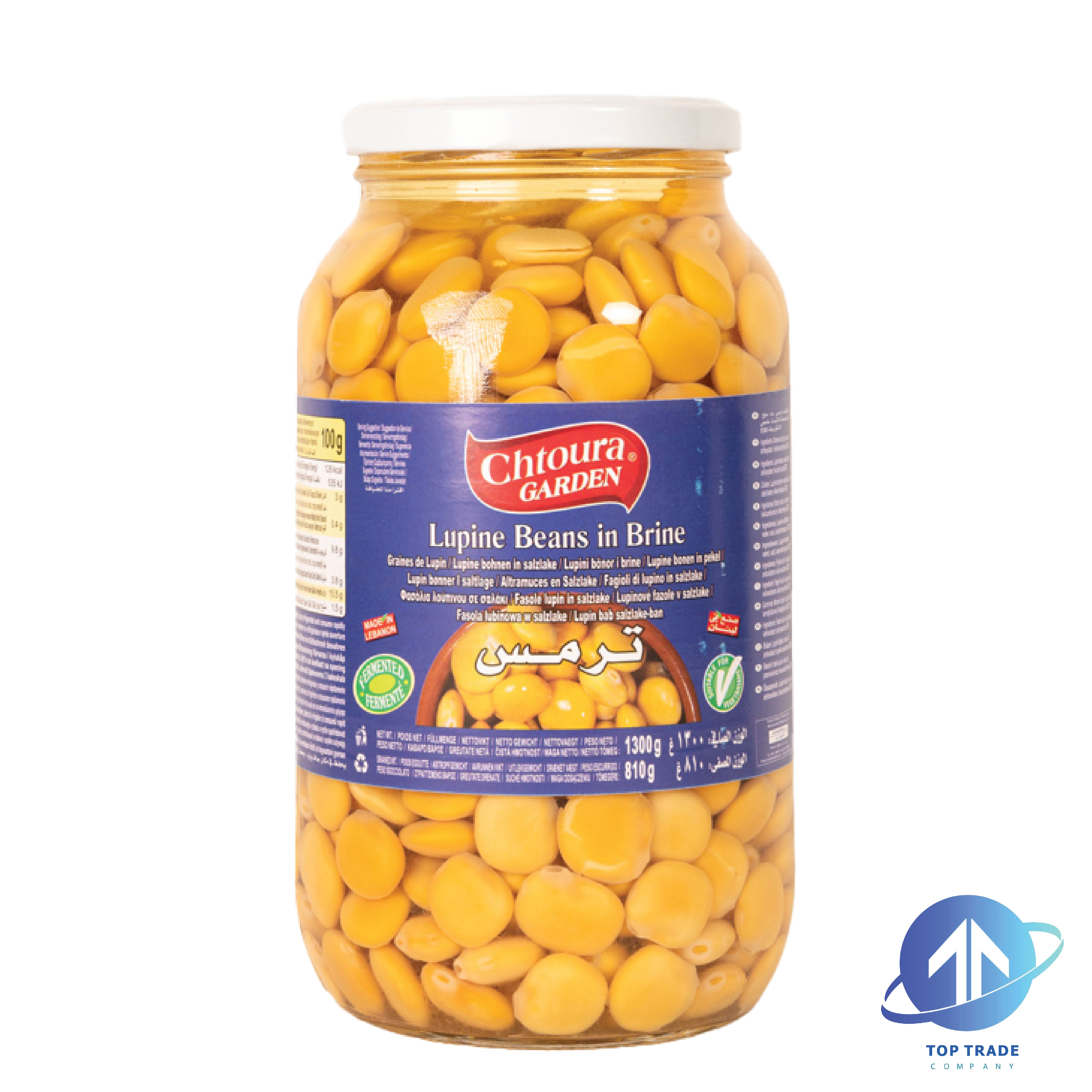 Chtoura Garden Turmos lupin Beans in Brine 1300gr