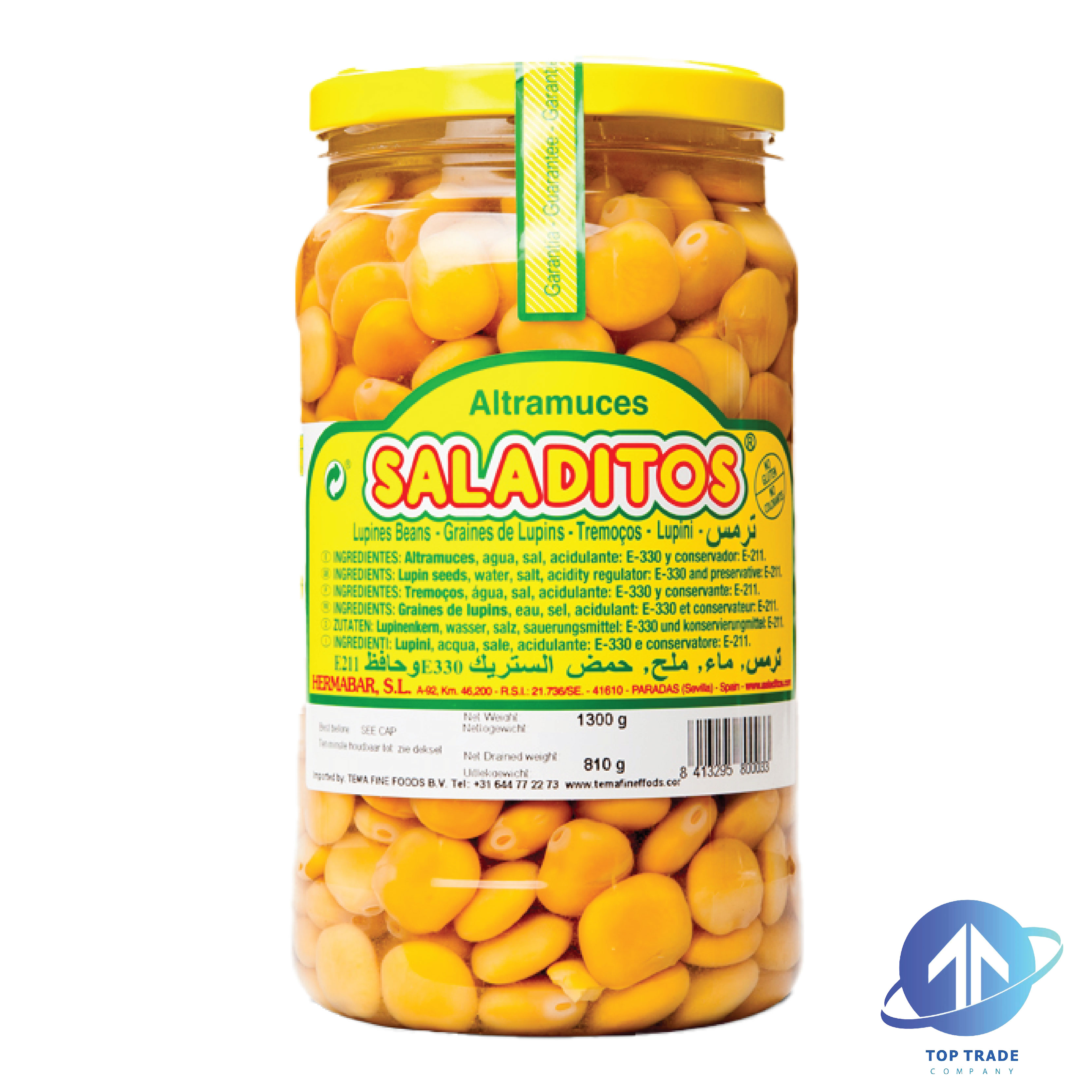 Saladitos turmos lupin Pet Jar 1.3KG