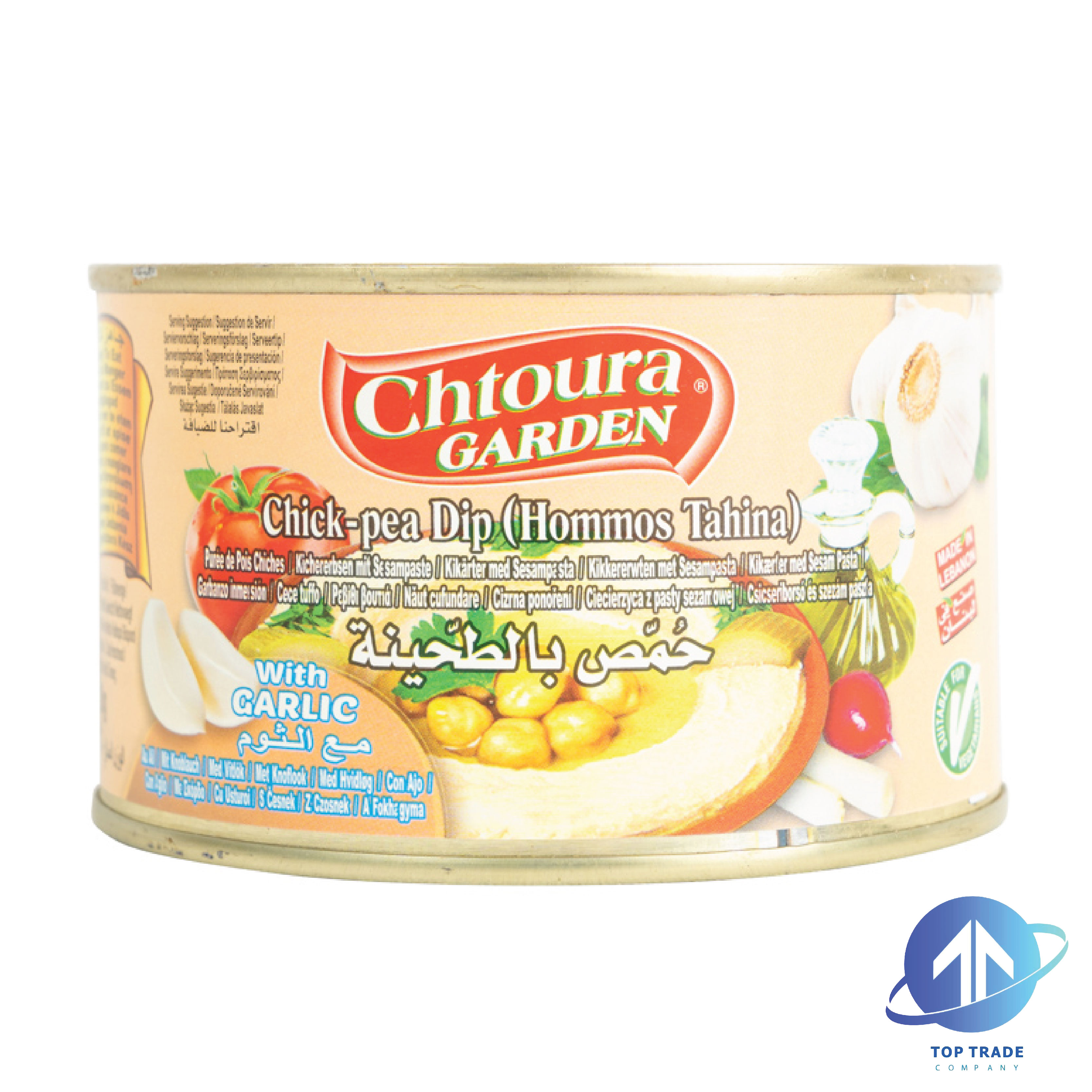 Chtoura Garden Hommos with Tahina Garlic 420gr