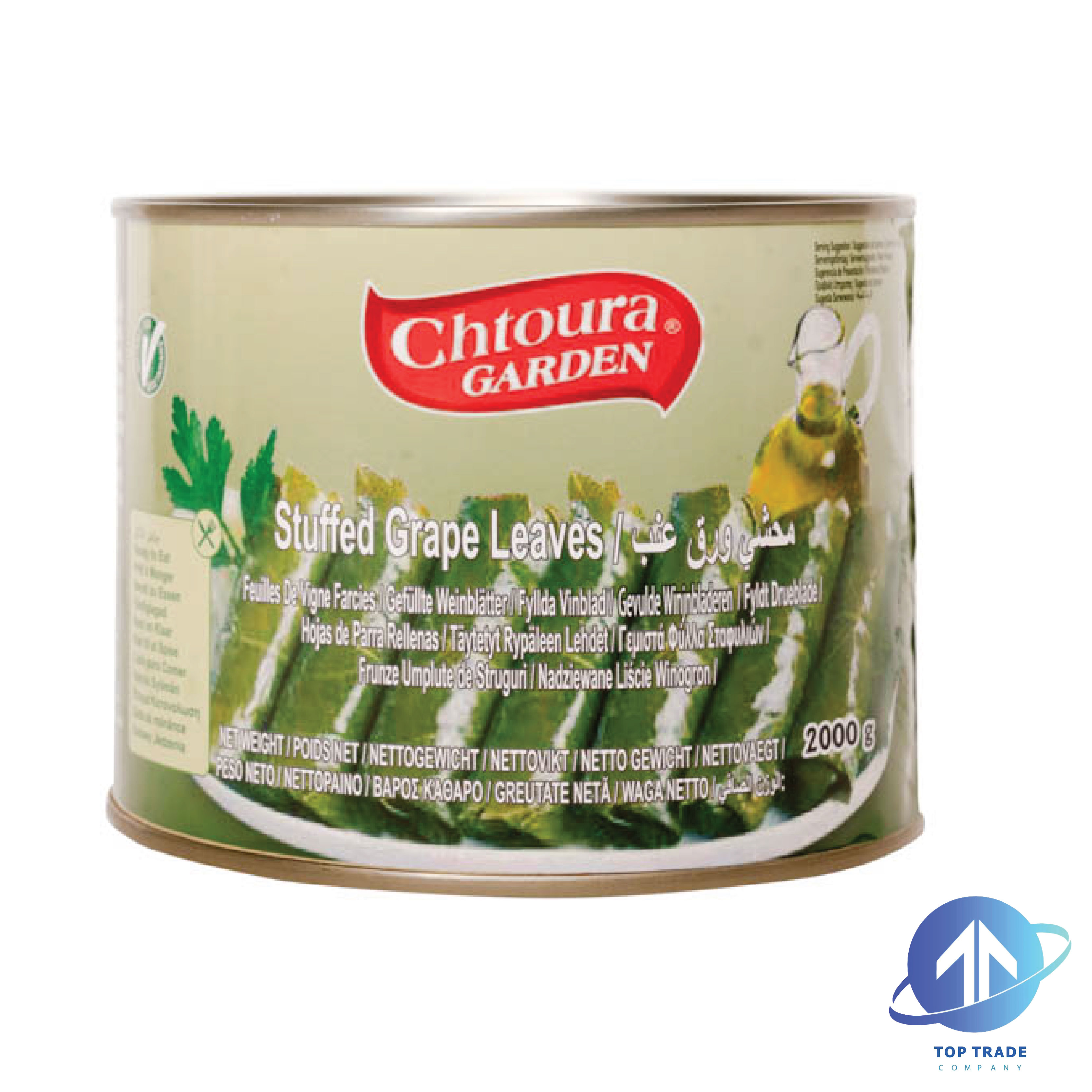 Chtoura Garden Stuffed Grape Leaves with Oil 2000gr
