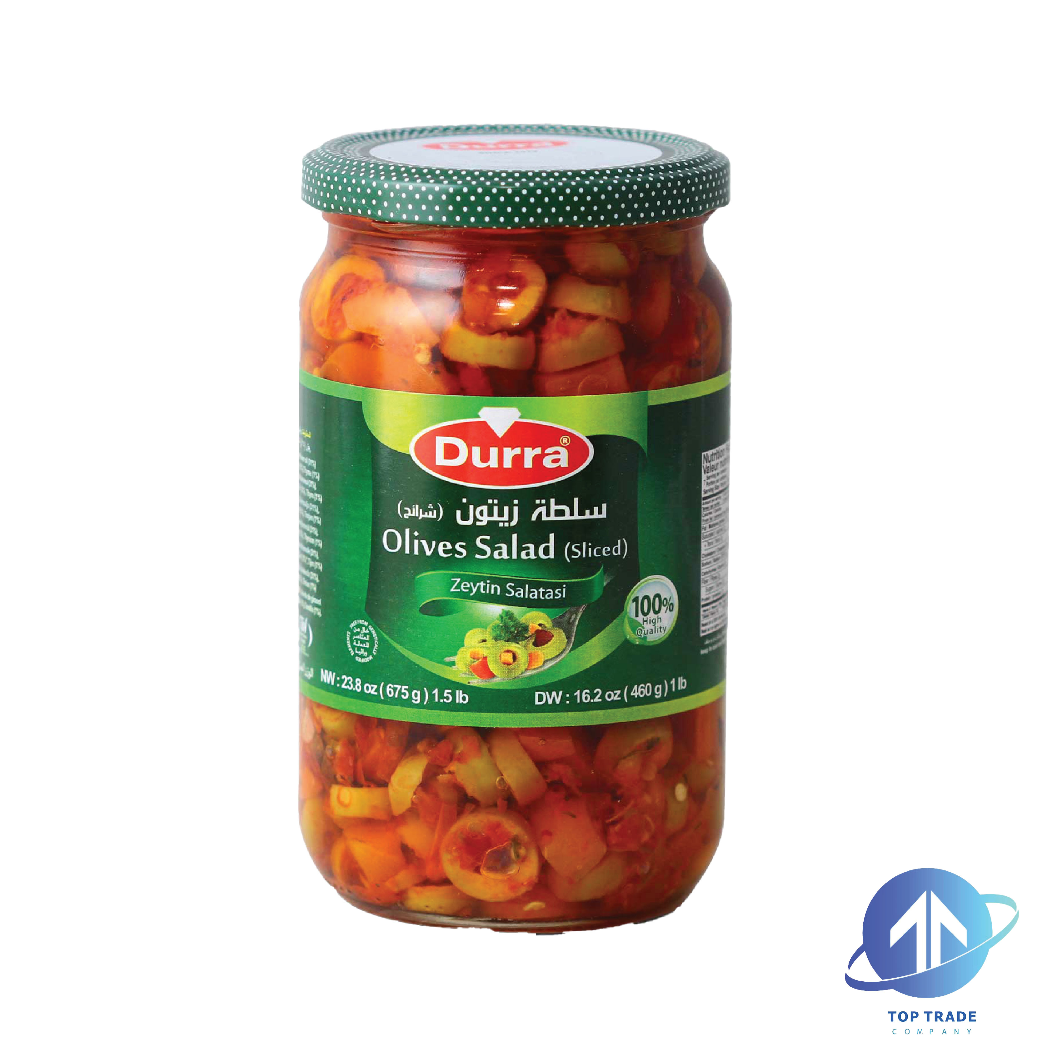 Durra Green Olives Salad 675gr 