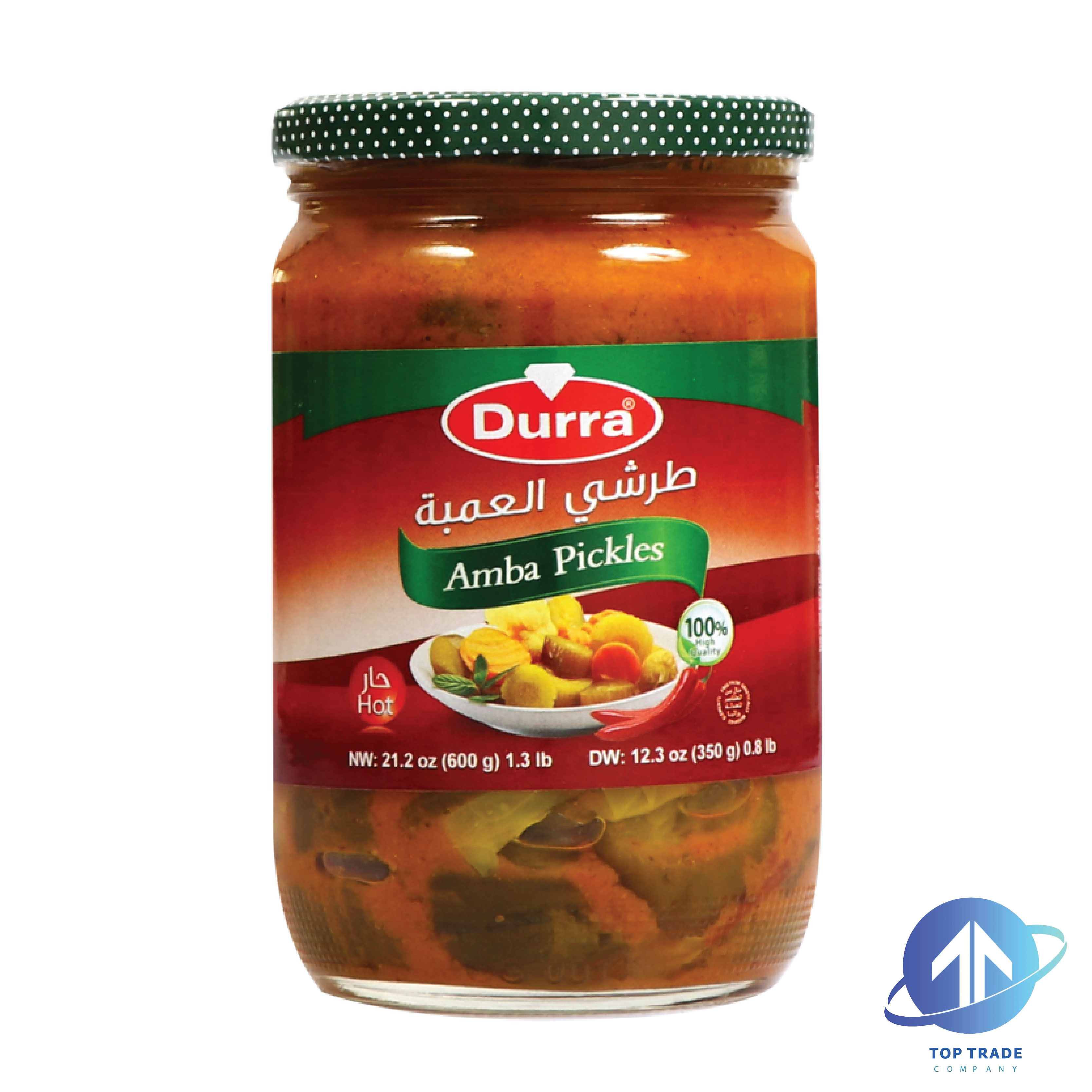 Durra Hot Amba pickles 600gr
