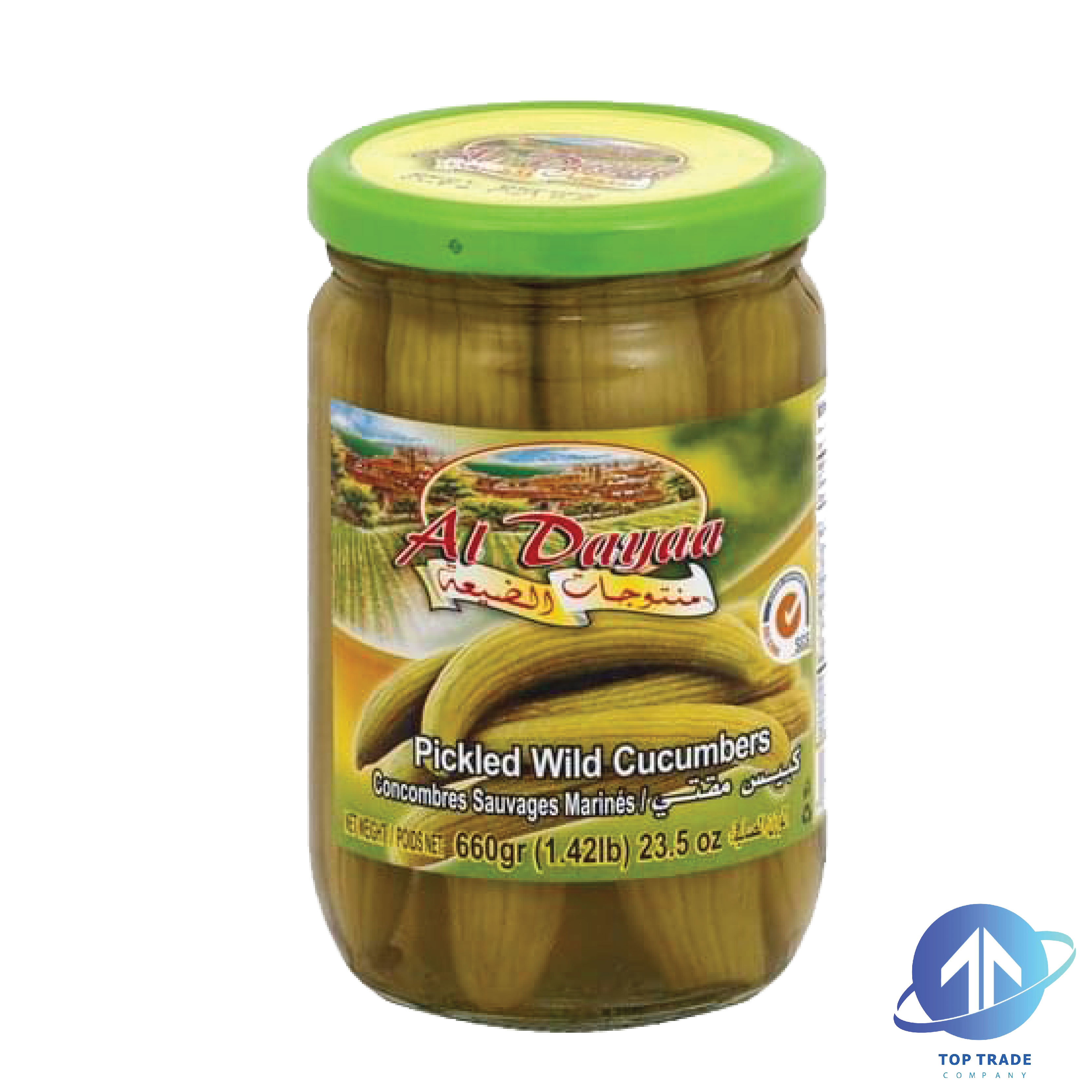 Al Dayaa Wild Cucumber Pickles 660gr