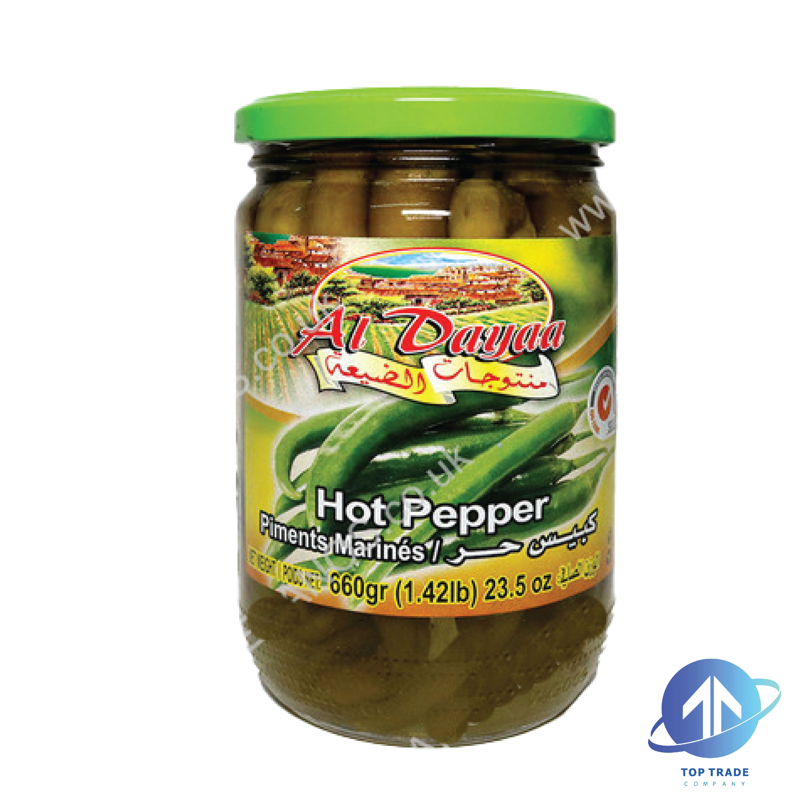 Al Dayaa Hot Pepper Pickles 660gr