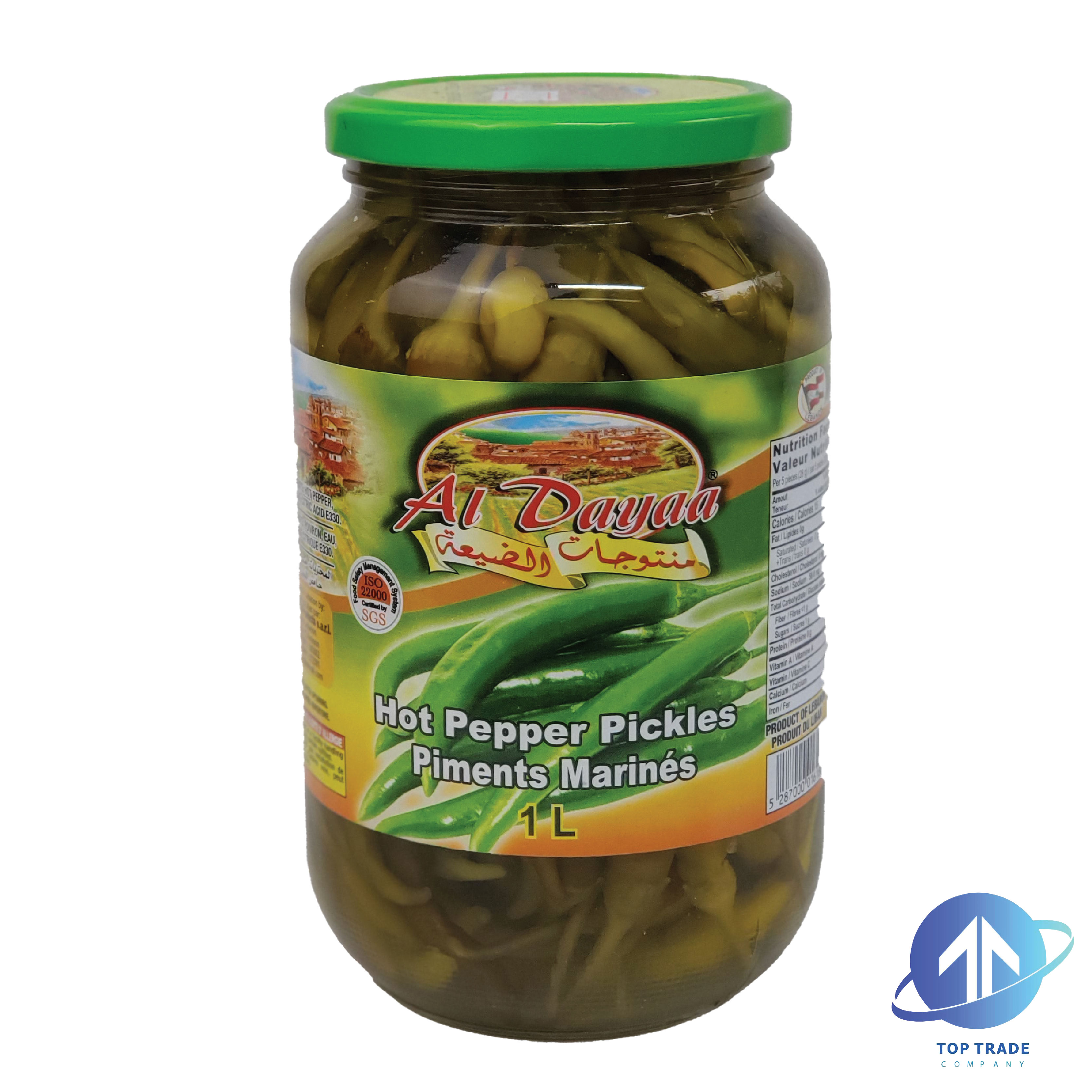Al Dayaa Hot Pepper Pickles 1KG