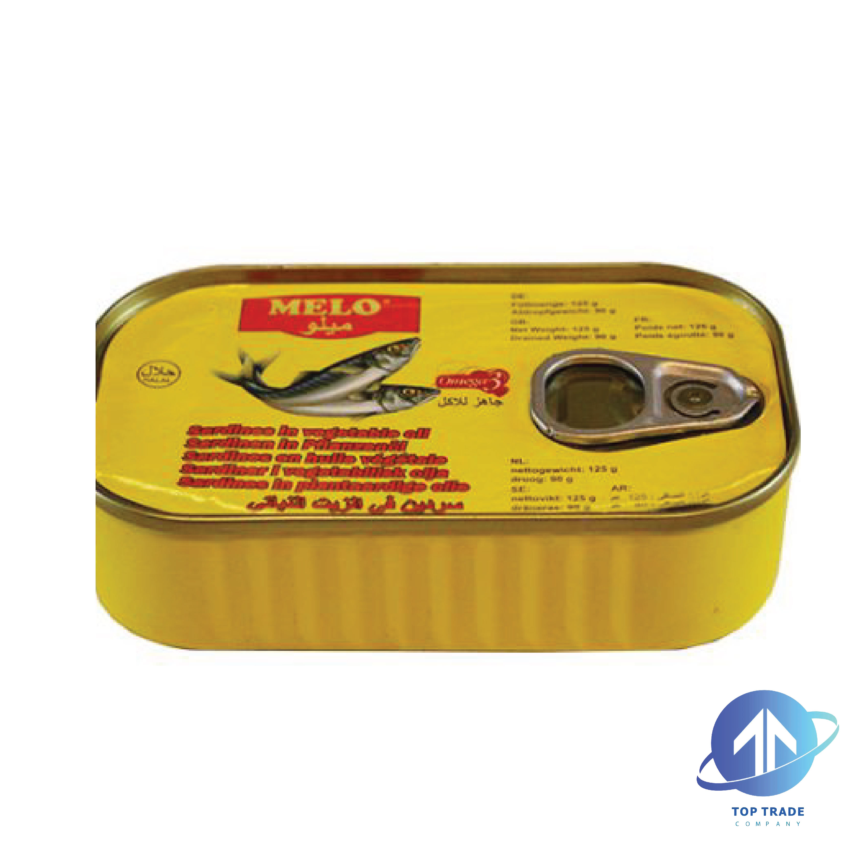 Melo Sardines Normal in Vegetable Oil 125gr