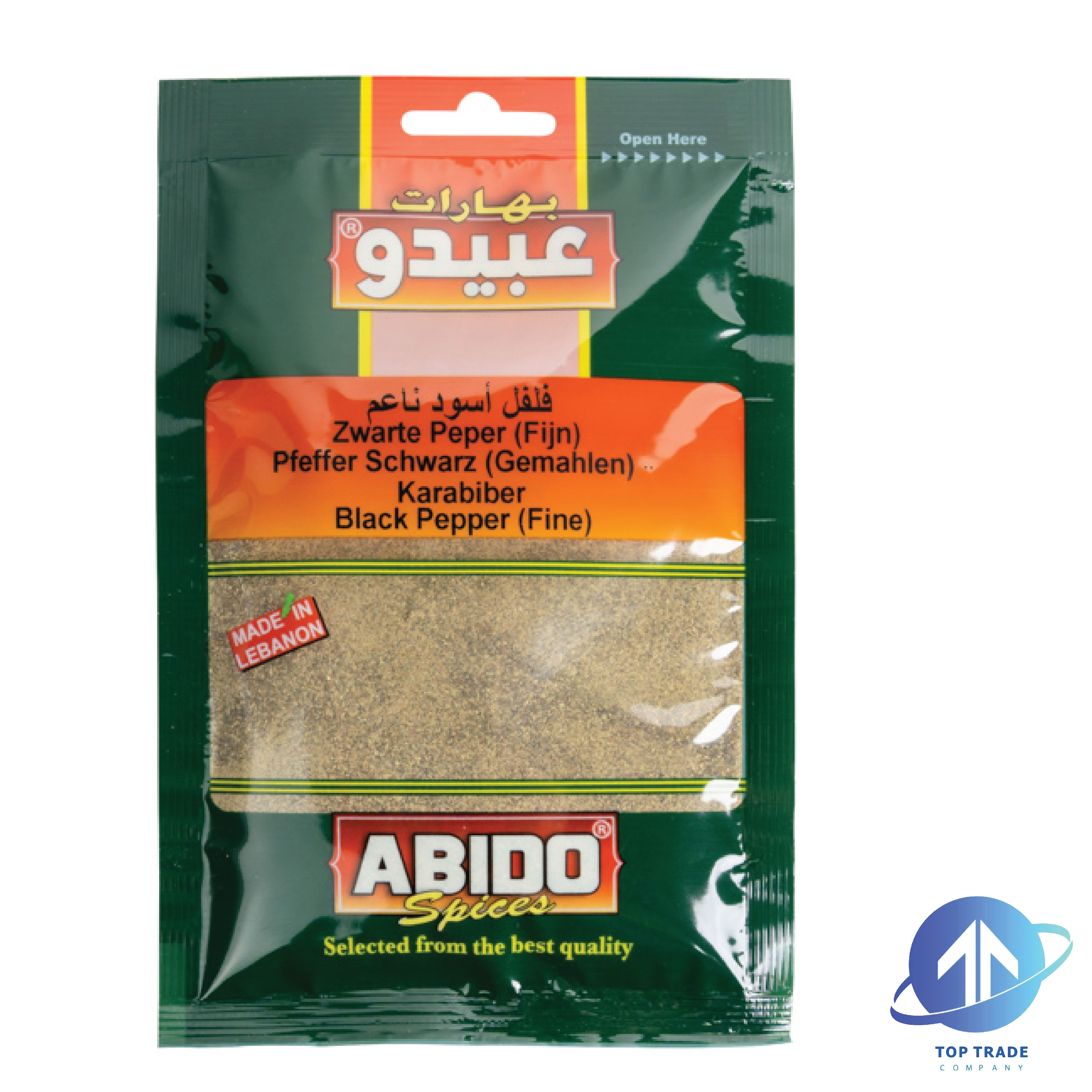 Abido Black Pepper (Fine) 50gr