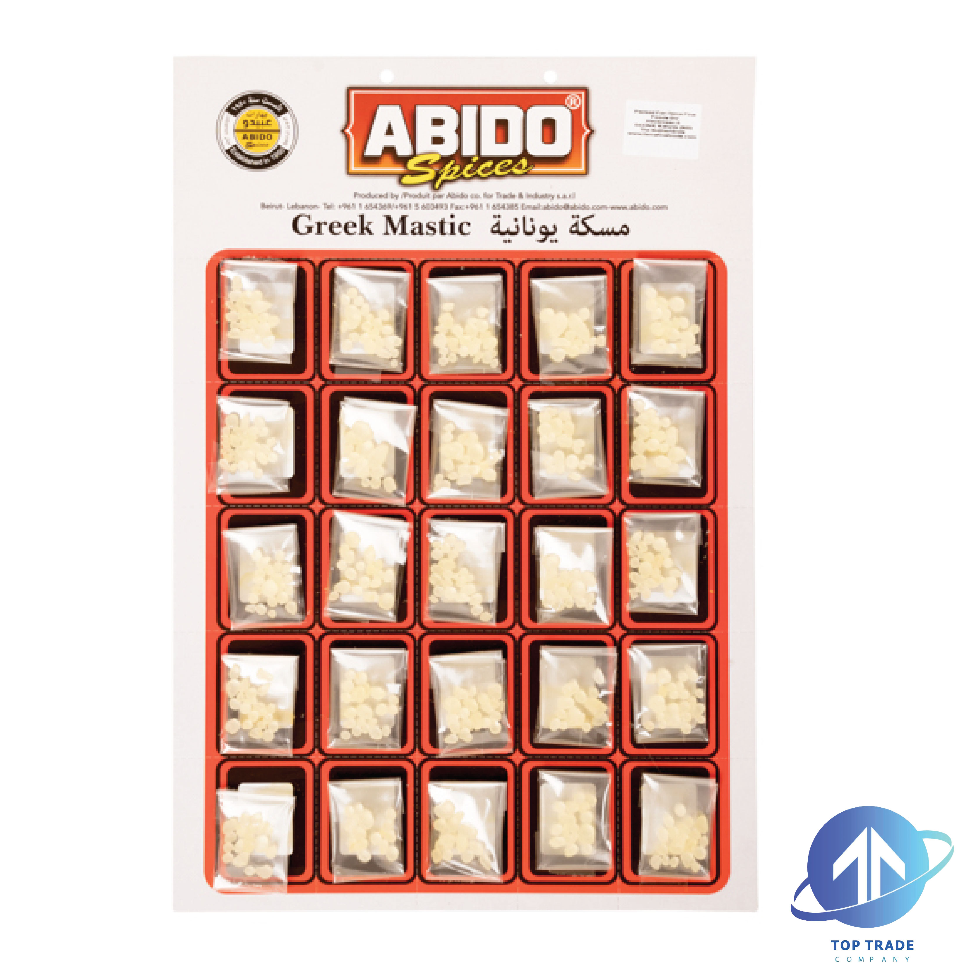 Abido Musk Sheet 25x1gr