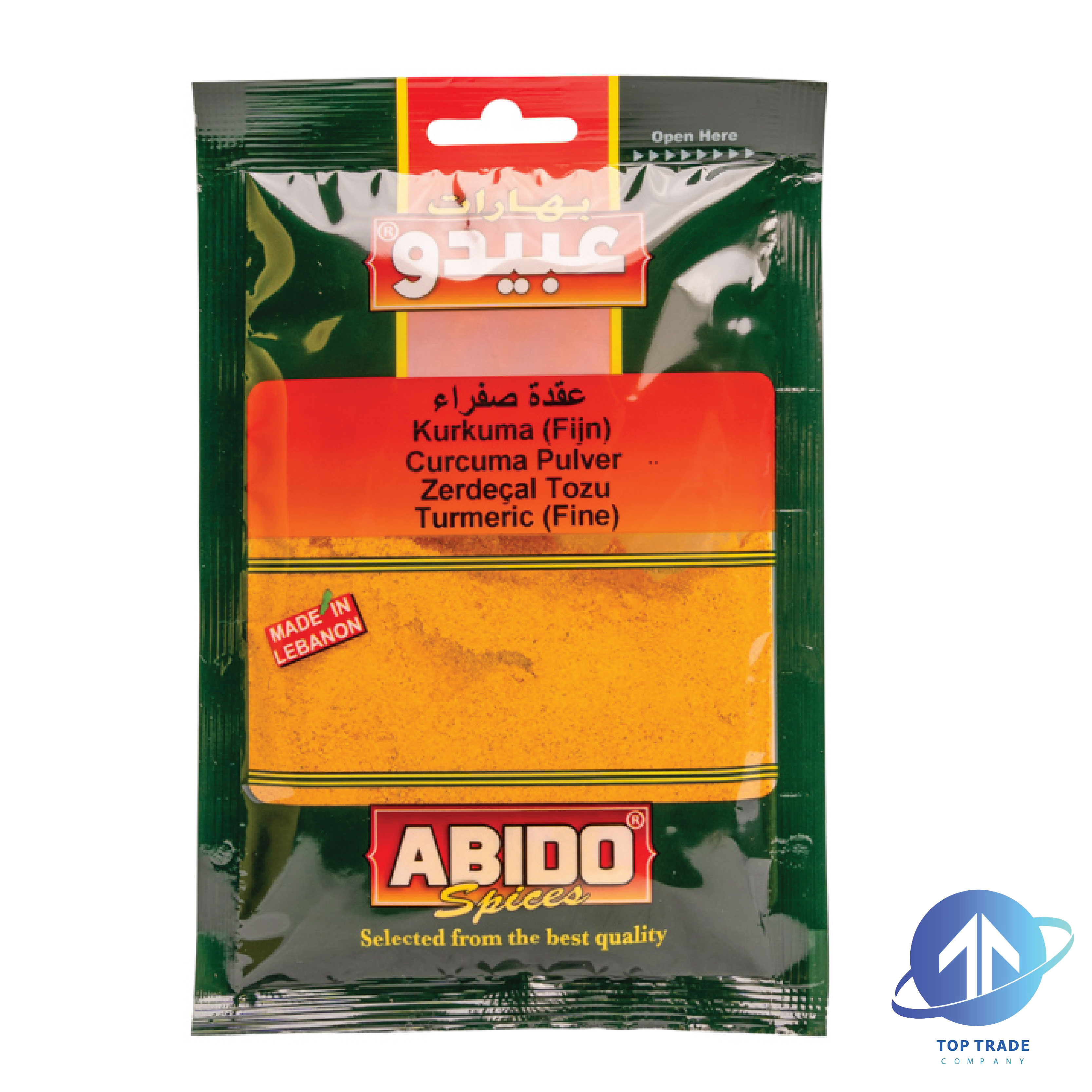 Abido Turmeric Fin Curcuma Longa 50gr