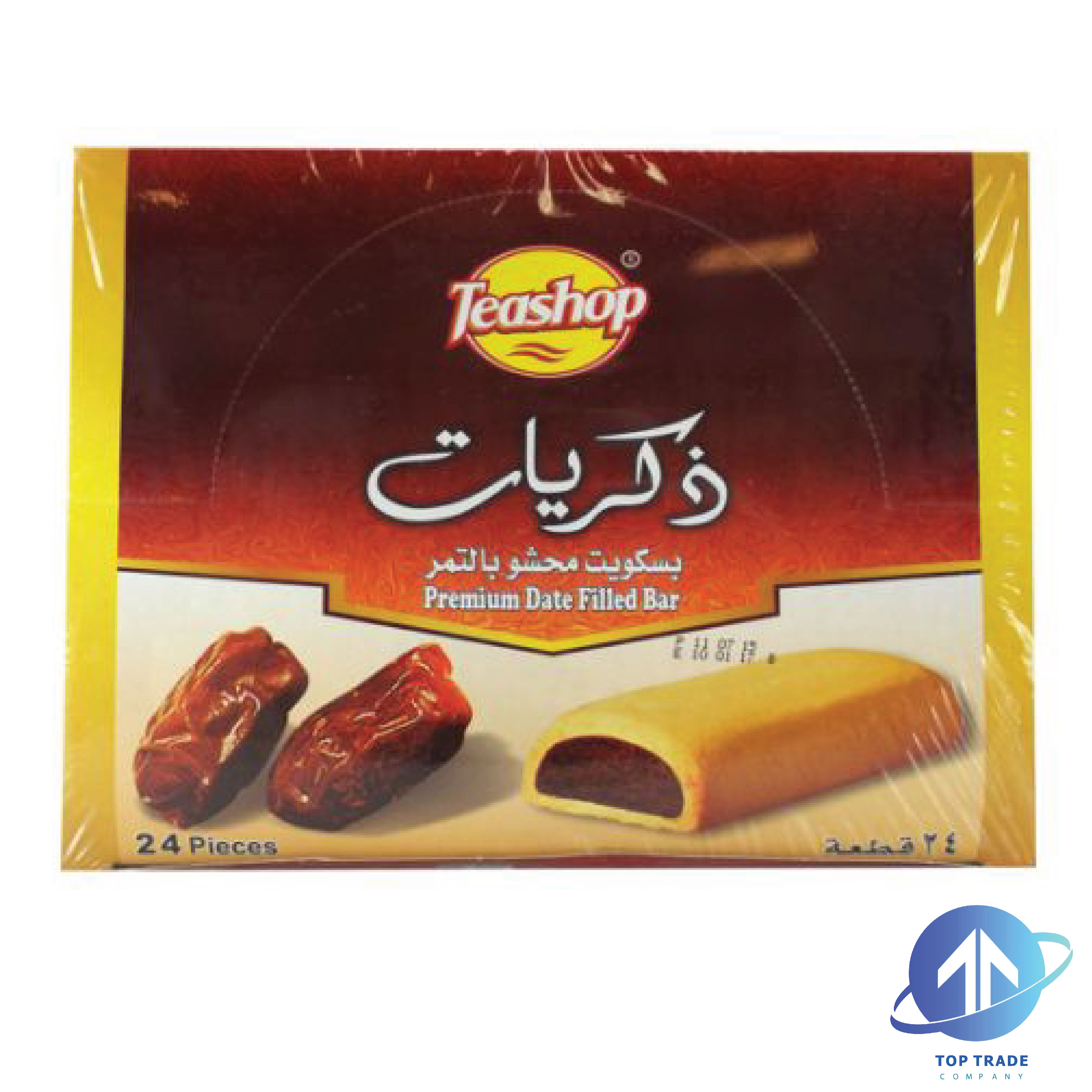 Teashop Dates Filled Bar 576gr