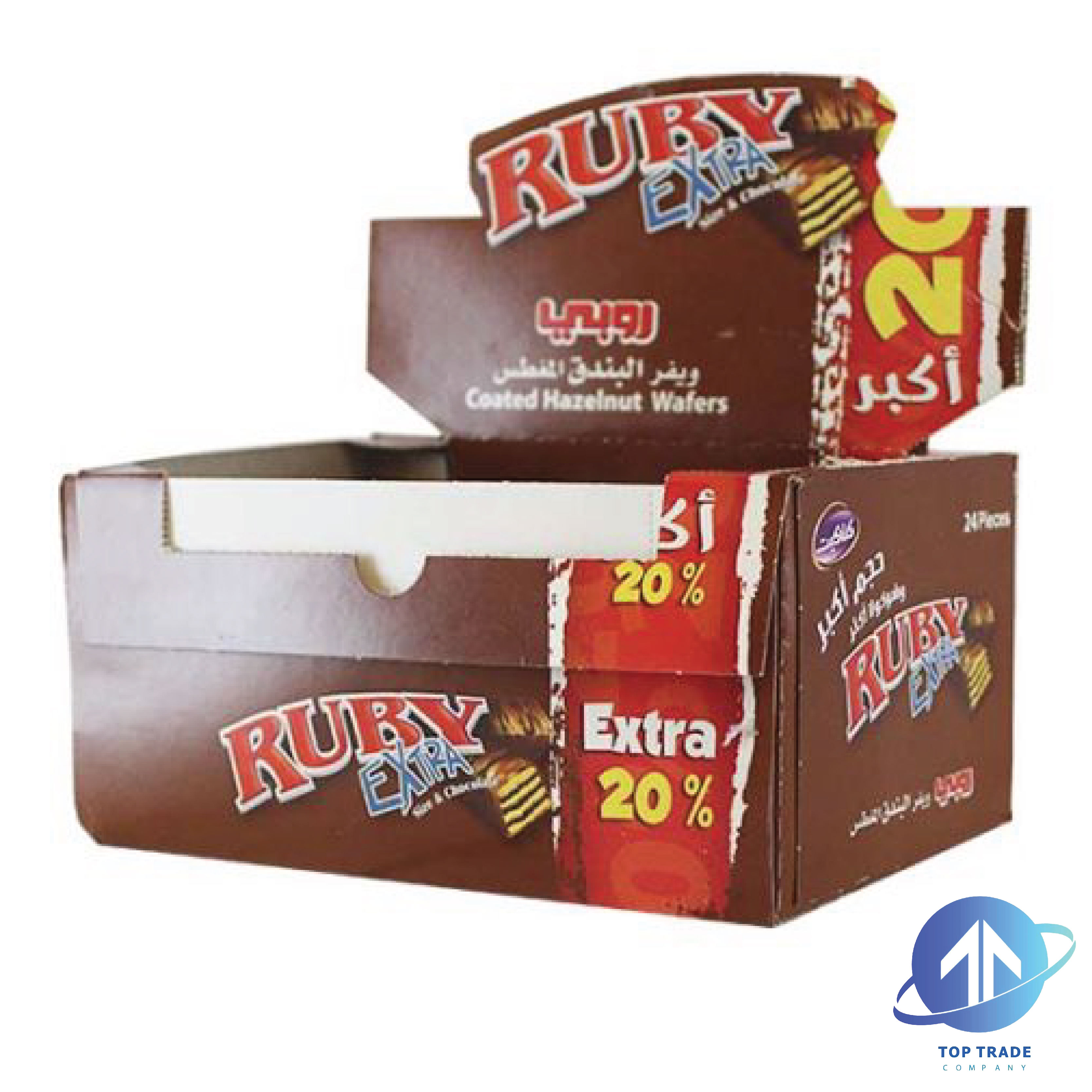 Ruby Hazelnut Wafers 300gr