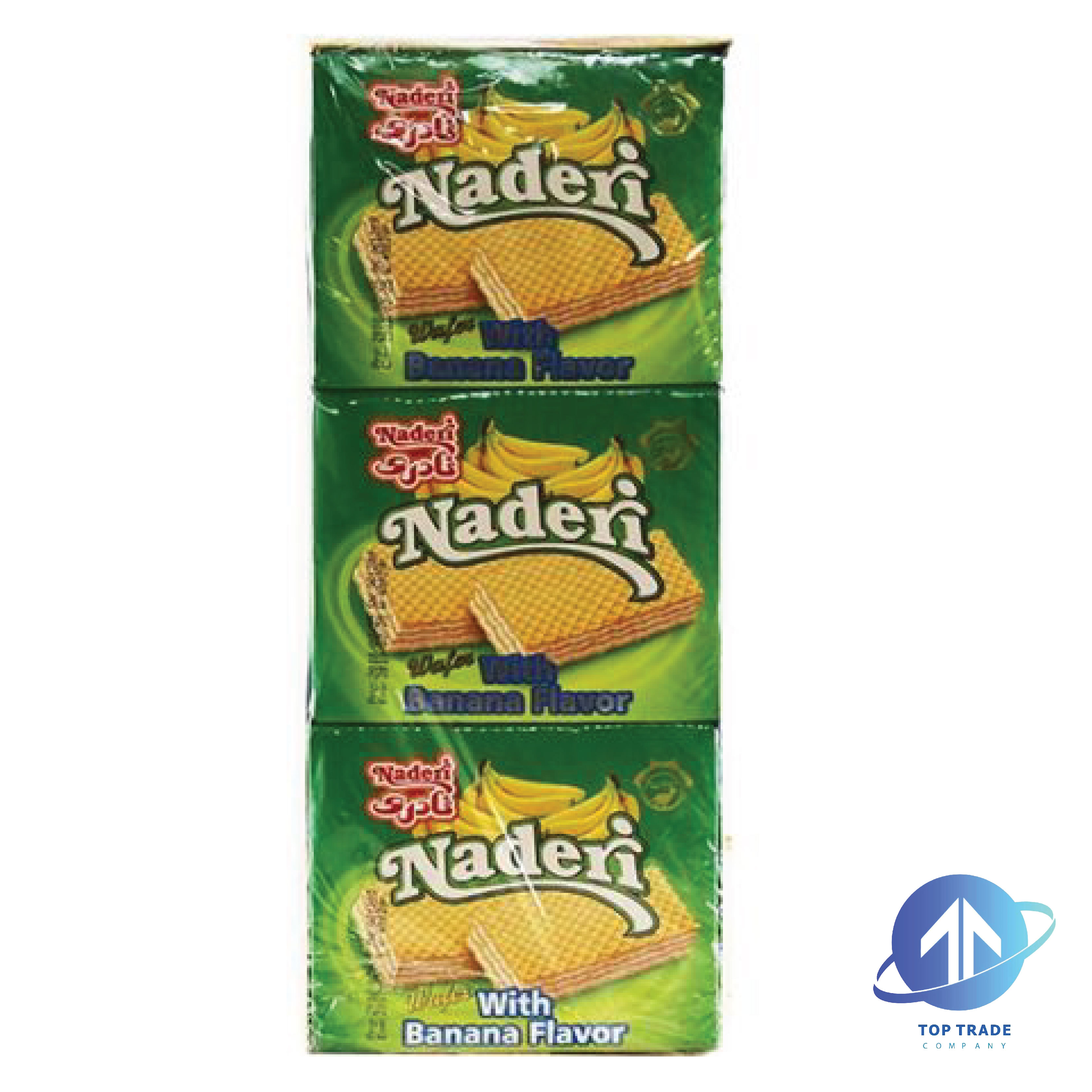 Naderi Wafer With Banana Flavor 400gr