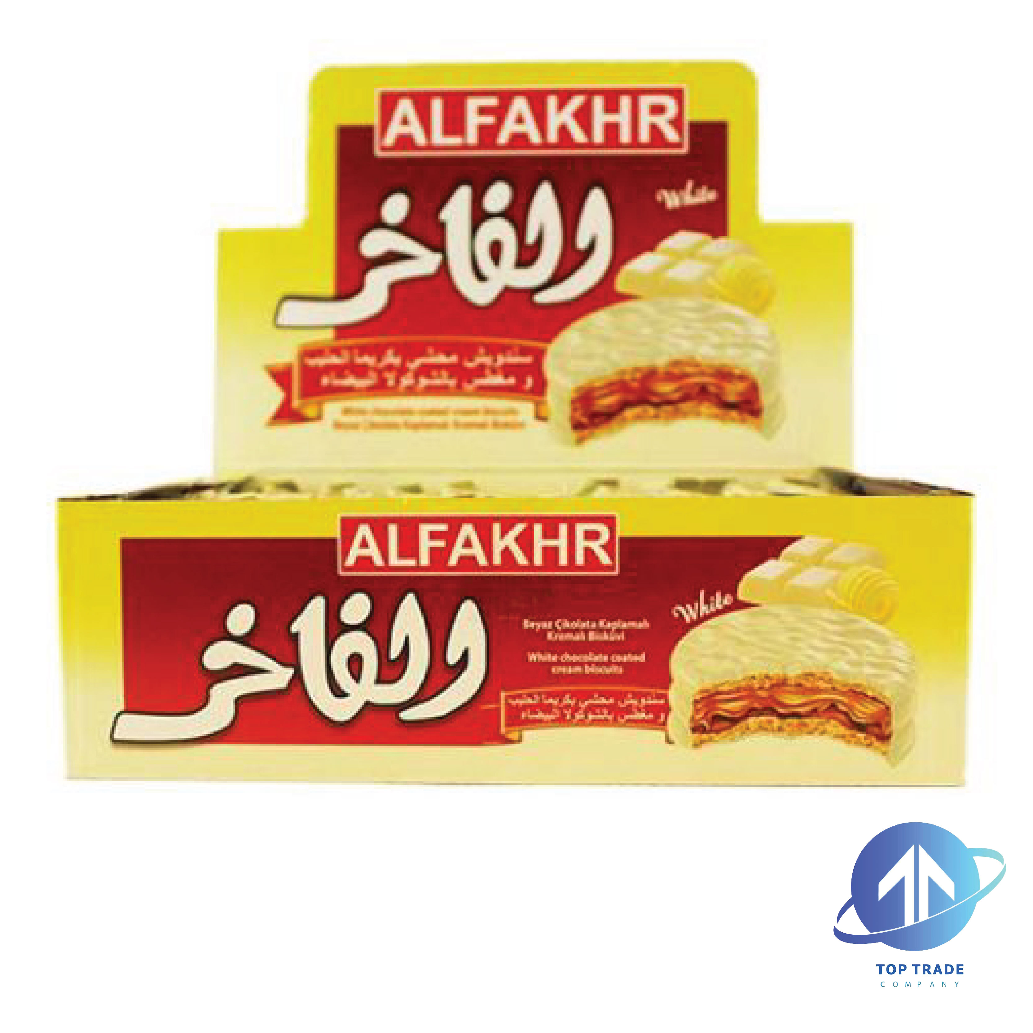Alfakher Biscuits With White Chocolate 360gr