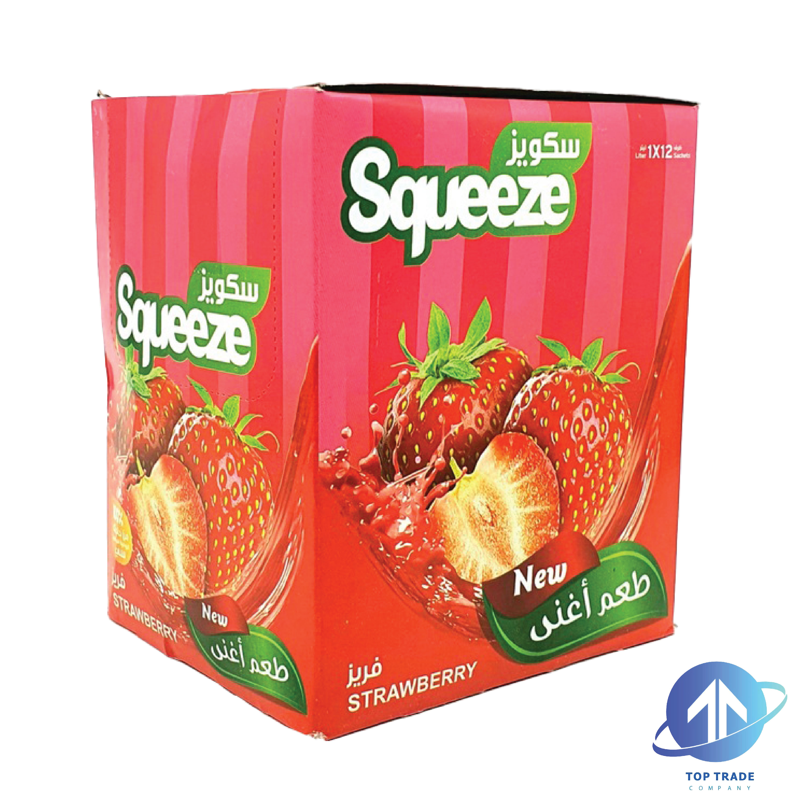 Squeeze Strawberry Powder Juice 420gr