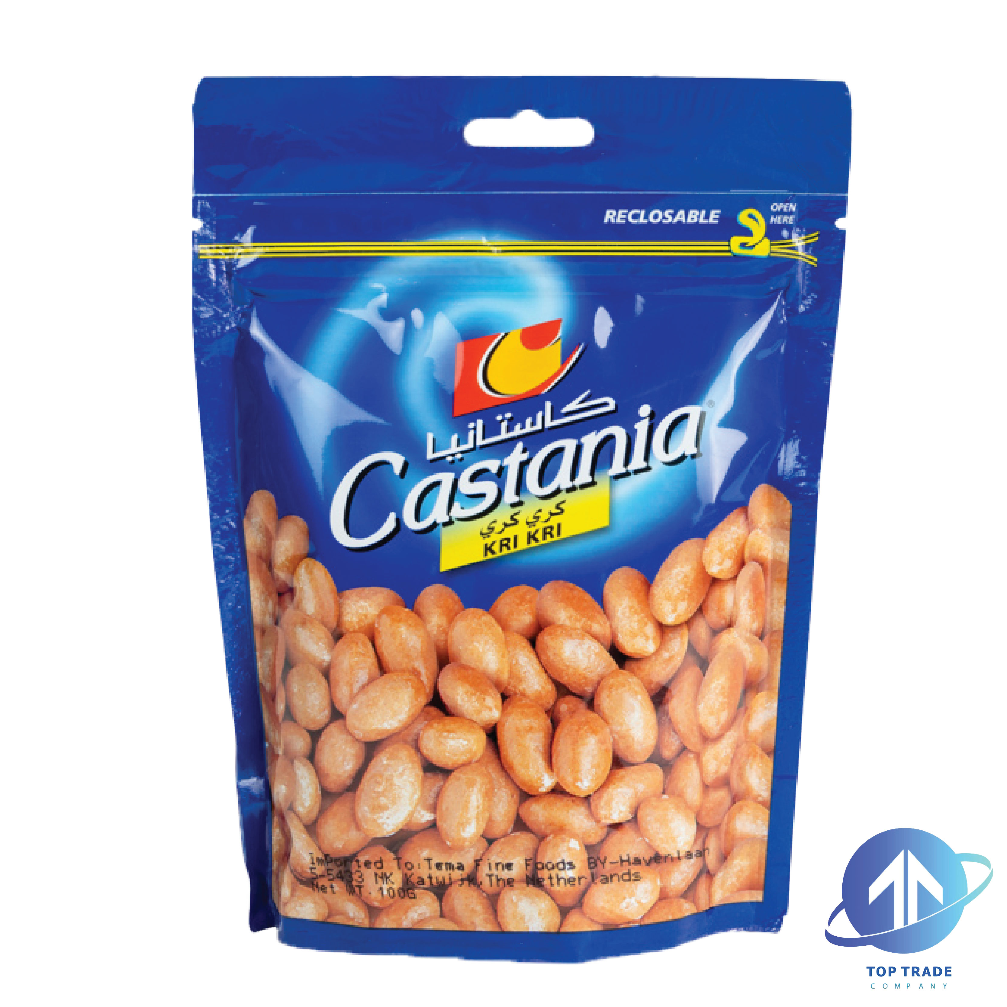 Castania Peanuts Kri Kri bag 100gr