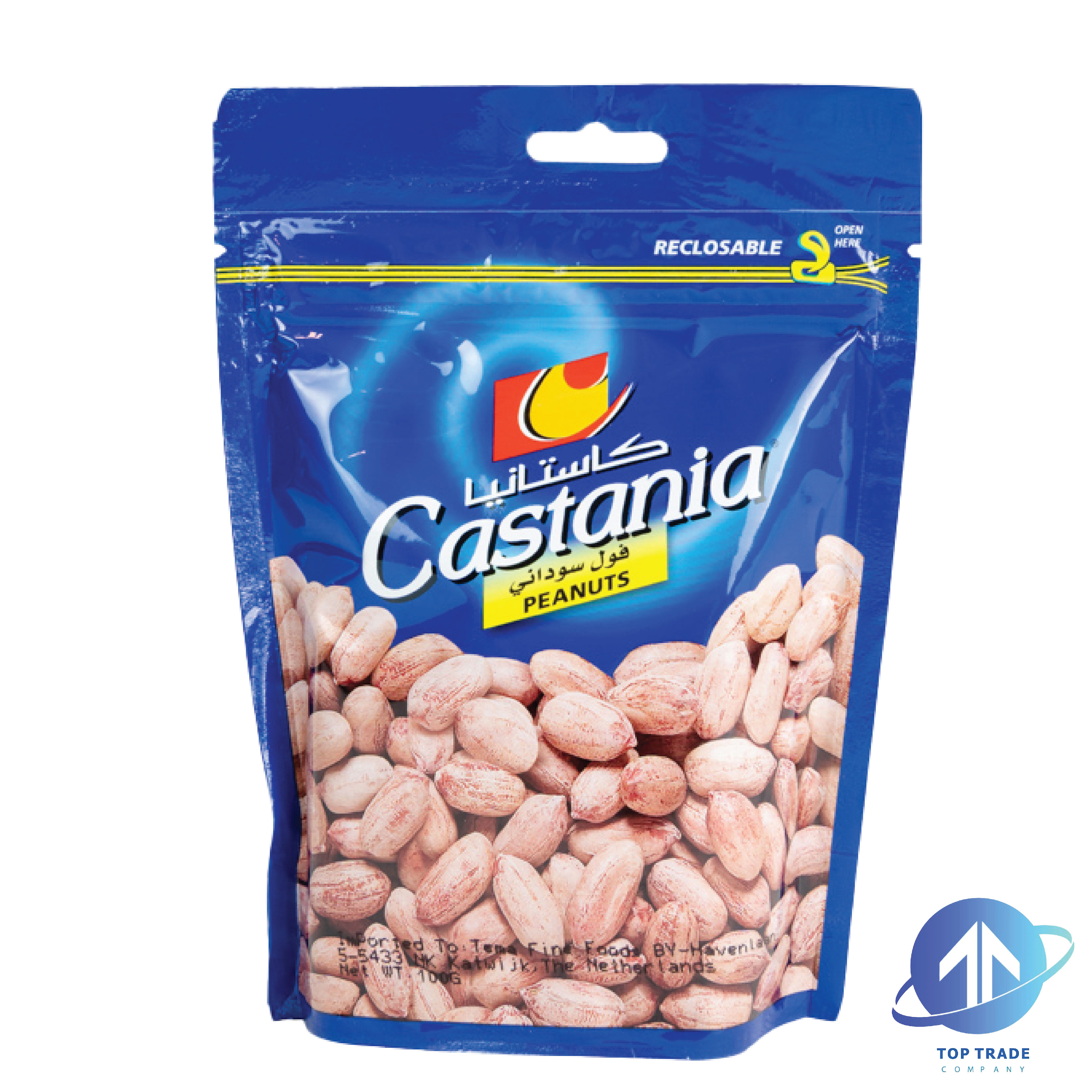 Castania Peanuts Roasted Bag 100gr